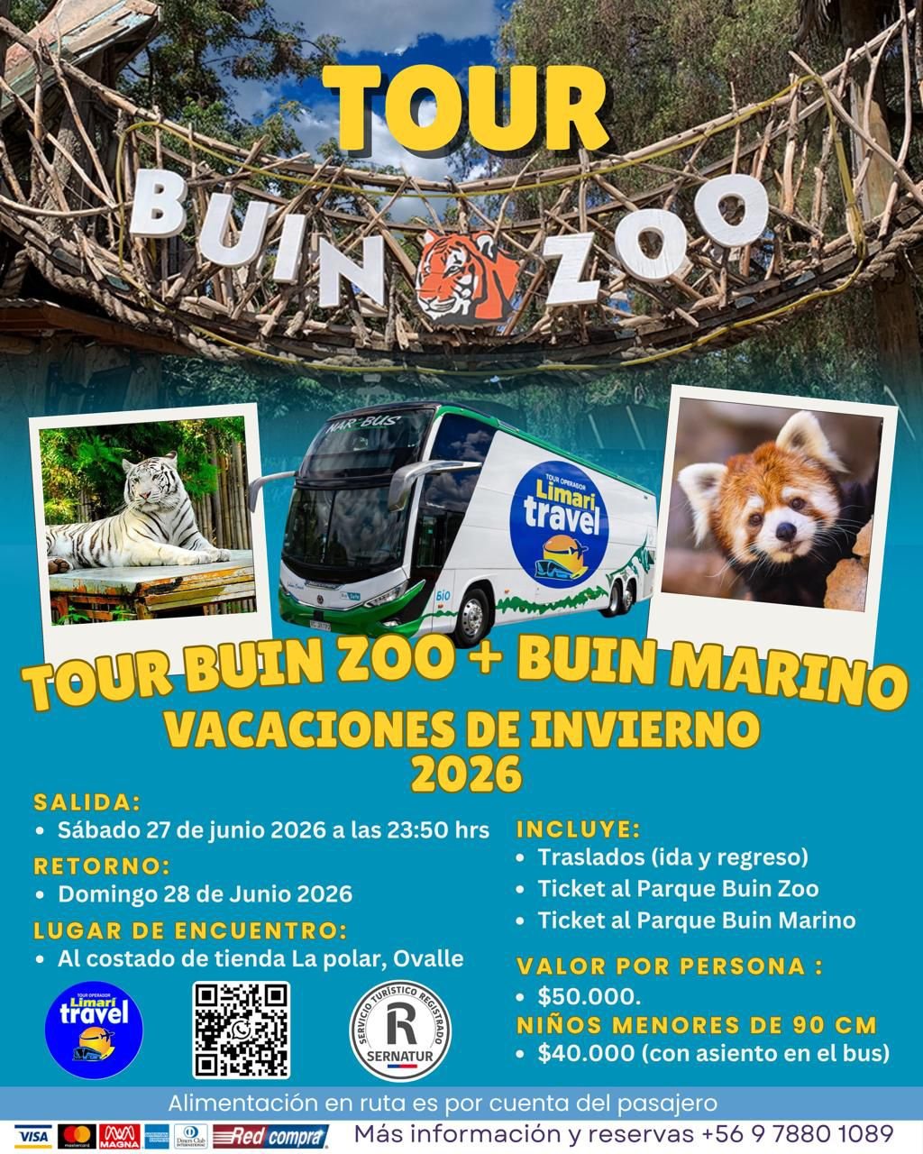 Tour Buin Zoo + Buin Marino
